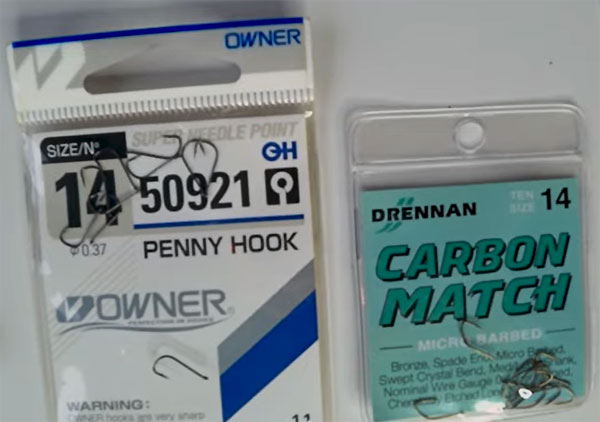 крючки owner и drennan
