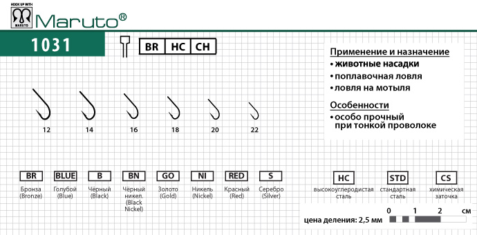 рыболовные крючки из Японии