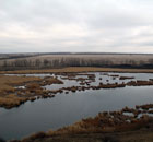 Донка с лодки осенью