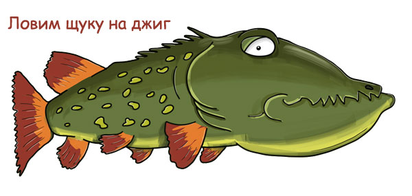 джиговая проводка при ловле щуки