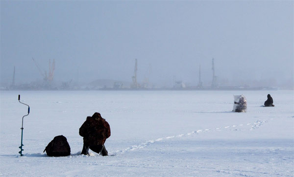 ловля в мороз