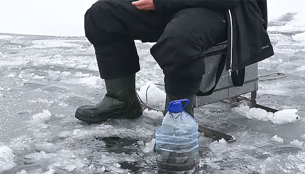 зимняя рыбалка улов