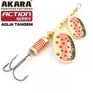 Блесна вертушка Akara Action Series Aglia Tandem