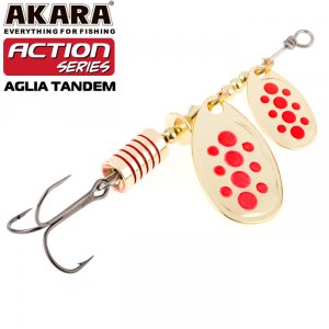 Блесна вертушка Akara Action Series Aglia Tandem