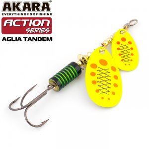 Блесна вертушка Akara Action Series Aglia Tandem