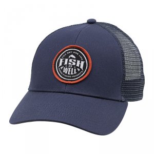 Кепка Simms Fish It Well Trucker Dark Moon