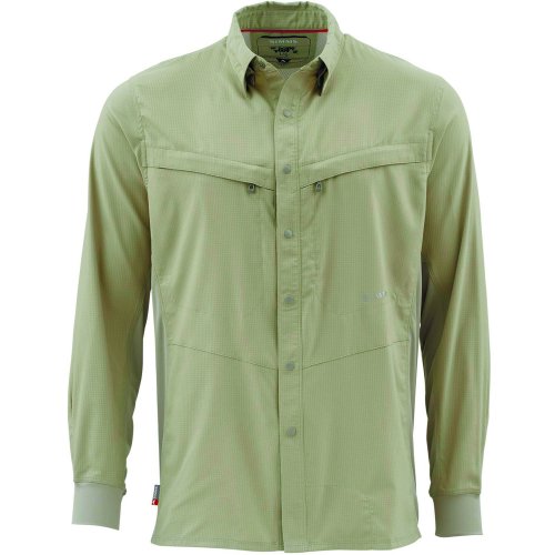 Рубашка Simms Intruder Bicomp LS Shirt Dark Khaki