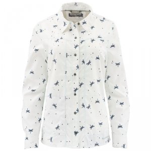 Рубашка Simms Womens Isle LS Shirt Dragon Fly White
