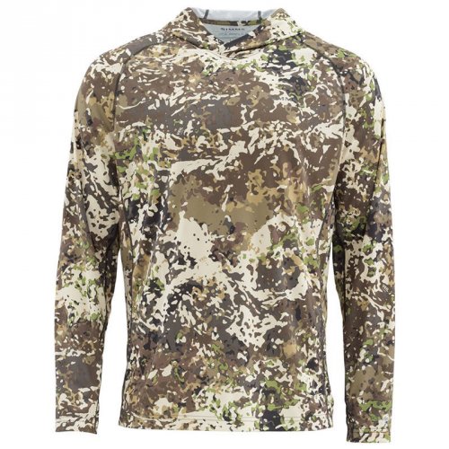 Термофутболка Simms Solarflex Hoody - Print River Camo