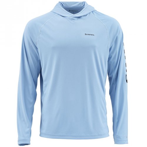Термофутболка Simms SolarFlex Hoody - Print Faded Denim