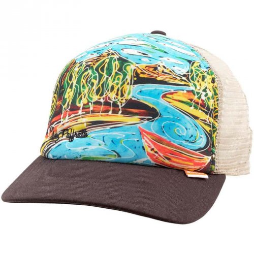 Кепка Simms Artist Series Trucker Cap Dripping Trees Bark