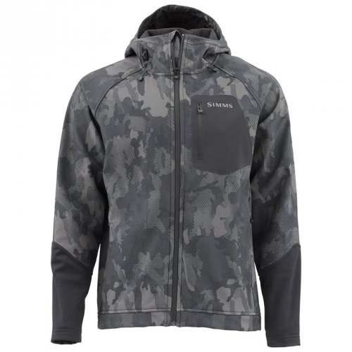 Куртка Simms Katafront Hoody Hex Flo Camo Carbon
