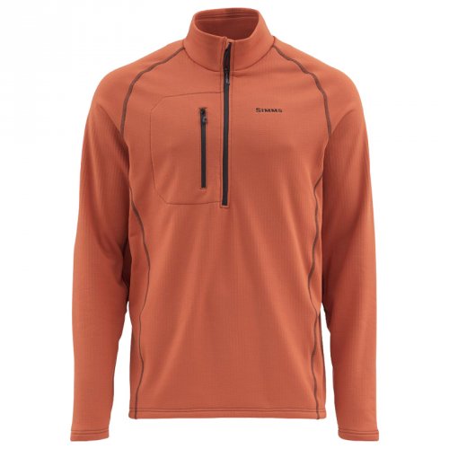 Пуловер Simms Fleece Midlayer Top Simms Orange
