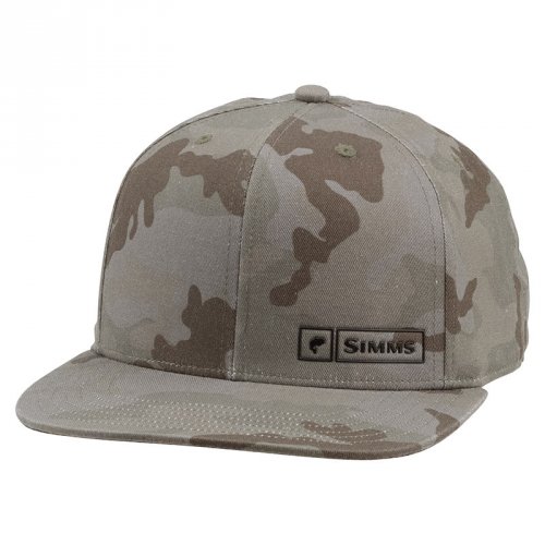 Кепка Simms Bass Logo Lockup Cap Pico Camo Mineral