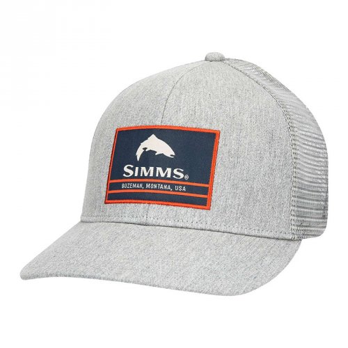 Кепка Simms Original Patch Trucker Heather Grey
