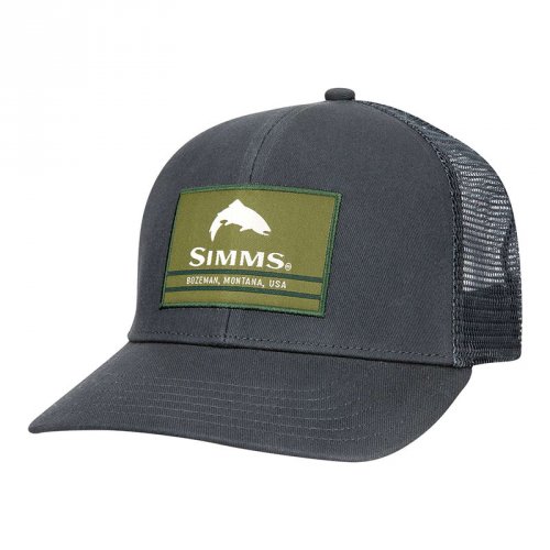 Кепка Simms Original Patch Trucker Carbon