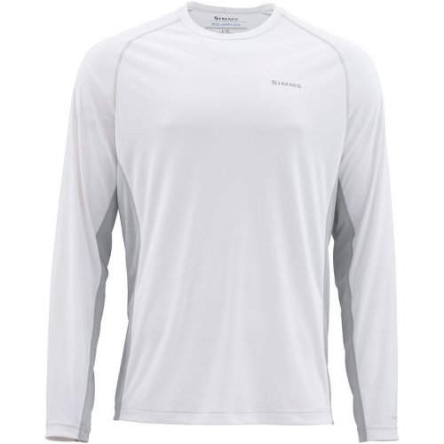 Термофутболка Simms Solarflex LS Crewneck Solid White