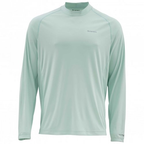 Термофутболка Simms Solarflex LS Crewneck Solid Wintergreen