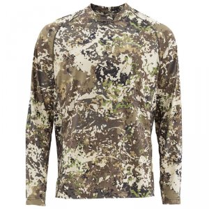 Термофутболка Simms SolarFlex LS Crewneck - Print River Camo