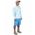 Термофутболка Simms SolarFlex LS Crewneck - Print Cloud Camo Blue