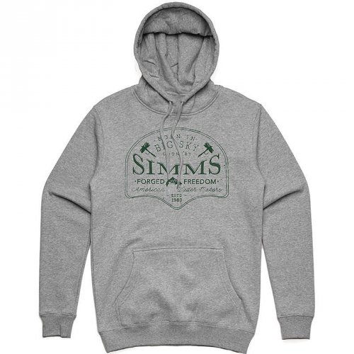 Толстовка Simms Big Sky Hoodie Grey Heather