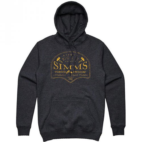 Толстовка Simms Big Sky Hoodie Charcoal Heather
