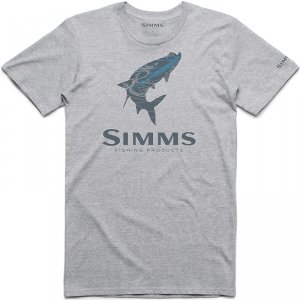 Футболка Simms Islamorada Tarpon T-Shirt Grey Heather