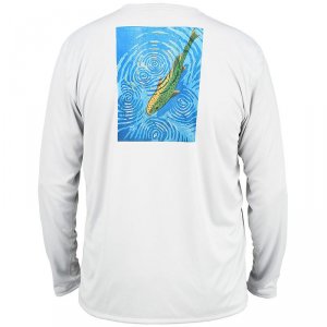 Термофутболка Simms Solar Tech Tee Rising Trout Sterling