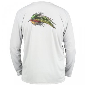 Термофутболка Simms Solar Tech Tee Muskie Fly Sterling