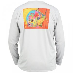 Термофутболка Simms Solar Tech Tee Expressionist Permit Sterling