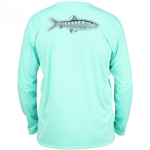 Термофутболка Simms Solar Tech Tee Bonefish Study Aruba