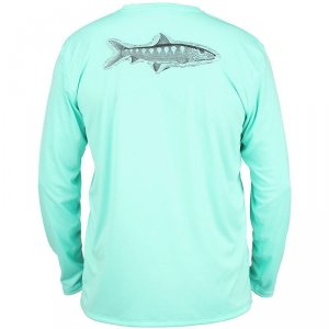 Термофутболка Simms Solar Tech Tee Bonefish Study Aruba
