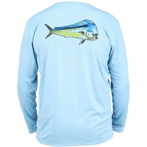 Термофутболка Simms Solar Tech Tee Dorado Faded Denim