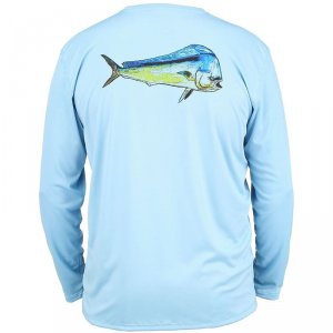 Термофутболка Simms Solar Tech Tee Dorado Faded Denim
