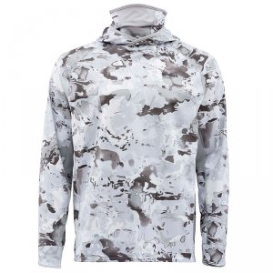 Термофутболка Simms SolarFlex UltraCool Armor Cloud Camo Grey