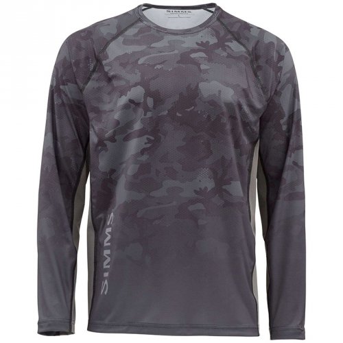 Термофутболка Simms Challenger Solar Tech Jersey Hex Flo Camo Carbon