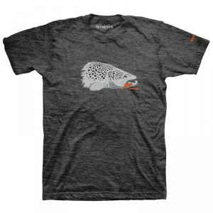Футболка Simms Kype Jaw T-Shirt Charcoal Heather