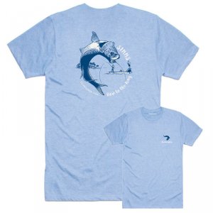 Футболка Simms Bow To The King T-Shirt Light Blue Heather