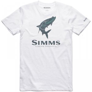 Футболка Simms Islamorada Tarpon T-Shirt White