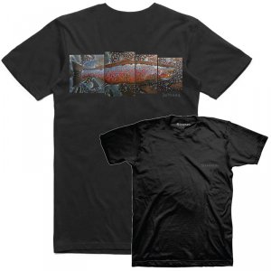 Футболка Simms DeYoung Salmon T-Shirt Black