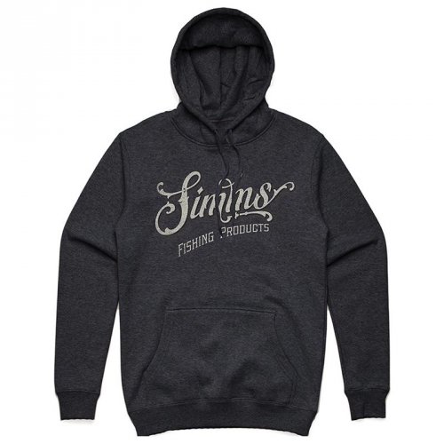 Толстовка Simms Lager Script Hoody Charcoal Heather