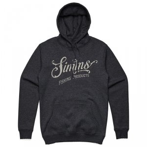 Толстовка Simms Lager Script Hoody Charcoal Heather