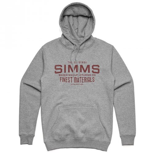 Толстовка Simms Wader Mfg Hoody Gunmetal Heather
