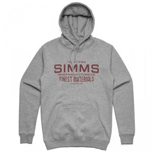 Толстовка Simms Wader Mfg Hoody Gunmetal Heather