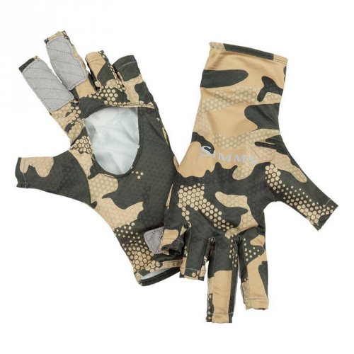 Перчатки Simms BugStopper SunGlove Hex Flo Camo Timber
