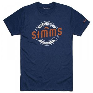 Футболка Simms Wader MT T-Shirt Navy Heather