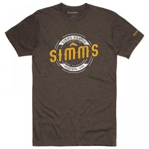 Футболка Simms Wader MT T-Shirt Brown Heather
