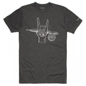 Футболка Simms Hackett Rocker T-Shirt Charcoal Heather