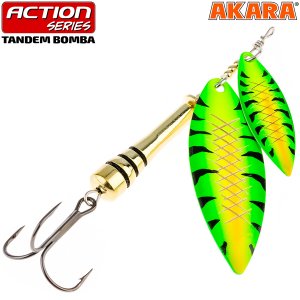 Блесна вертушка Akara Action Series Tandem Bomba
