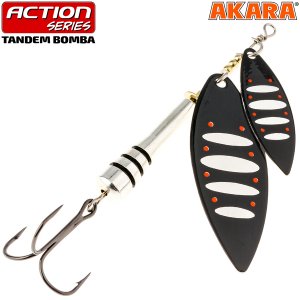 Блесна вертушка Akara Action Series Tandem Bomba